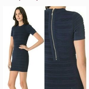 Torn by Ronny Kobo Candela Blue Bandage Dress Size Small